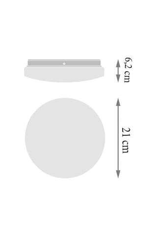 Osram - Ledvance 12w Led Plafonyer 6500k Beyaz Işık - Tavan Armatür Banyo Lambası Beyaz