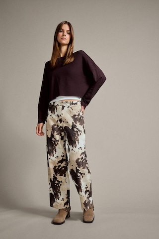 Defacto Relax Fit Desenli Düz Paça Jean Pantolon G3609ax25auwt34 Beyaz