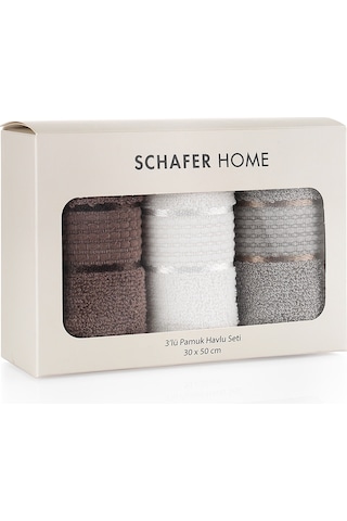 Schafer Lena 3 Lü Havlu Seti 30x50-asorti02