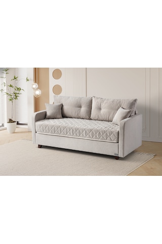 Pofuduk Yatak Koltuk Sofa Bed Bej
