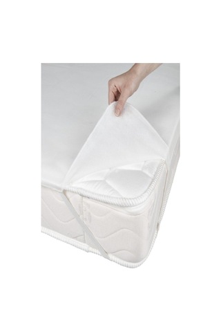 Evony Bebe Alez 70x140 Cm Sıvı Geçirmez Köşe Lastikli Micro Beyaz