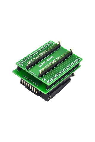 Tqfp44 Qfp44 - Dıp40 600 Mil Programlama Adaptör Atmel Avr