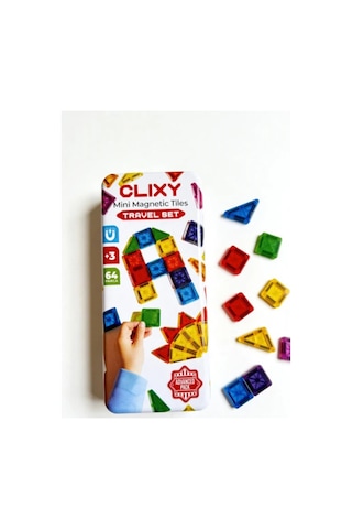 Ucuzuna Bak Mini Manyetik Bloklar 64 Parça Travel Set