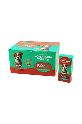 2400 Adet 1 Koli Köpek - Evcil Hayvan Kaka Torbası Pudra Kokulu - 25x35cm 5705
