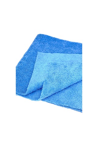 Mikrofiber Kalın Süper Emici Lüks Cila Bezi 40x40 Cm Mavi