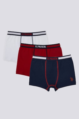 U.S. Polo Assn. U.s. Polo Assn Erkek Çocuk Boxer Us1377-c-v1 Beyaz