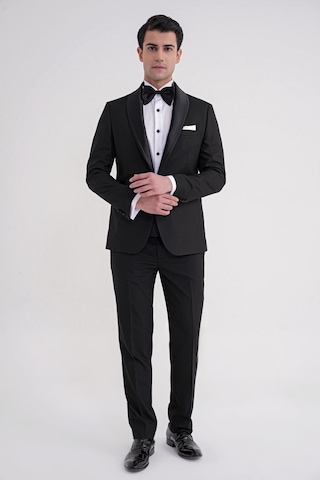 Efor Black 086 Takım Slim Siyah Klasik Siyah