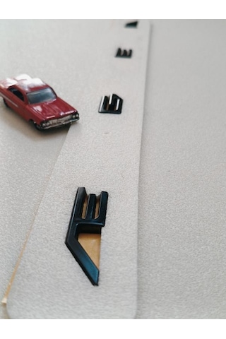 Egea Boşluklu Piano Black Bagaj Yazısı 3m 3d Abs
