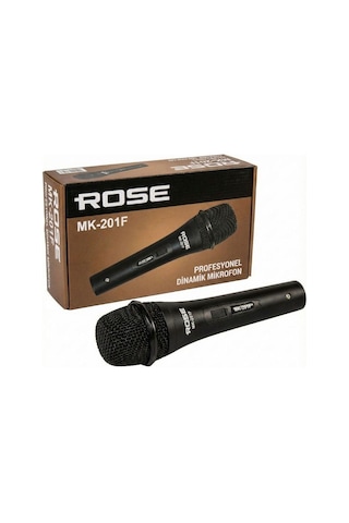 Rose Mk-201f Kablolu El Mikrofonu - Metal Kasa
