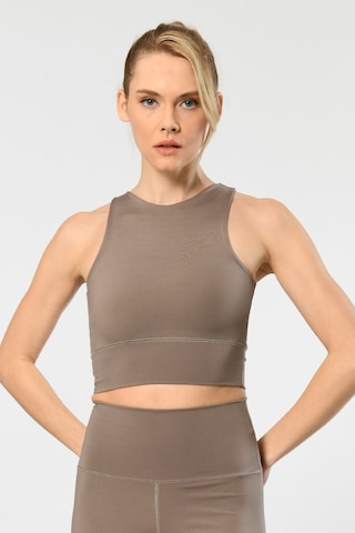 Türen Kadın Halter Yaka Sporcu Büstiyer 3701/ Vizon