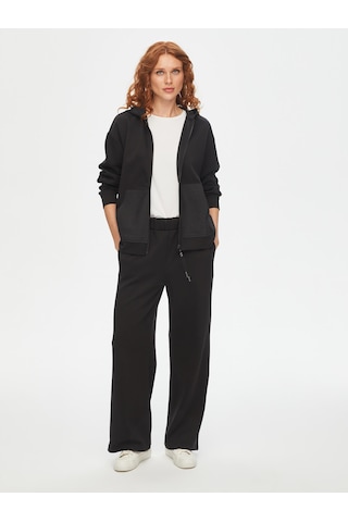 Kapitone Garnili Eşofman Üst 69271 U6927110 Siyah