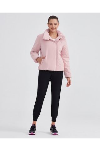 Skechers W Outerwear Padded Jacket Kadın Light Pink Mont S232044-590 Pembe