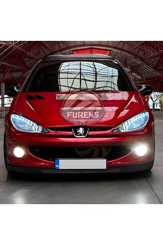 Peugeot 206 206+ 1998-2012 Uyumlu H Lip Esnek Ön Lip 2 Parça Karlık Ön Ek Tampon Altı Dill