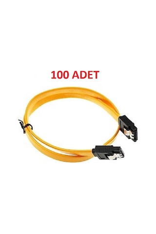 Navidata 50cm Kilitli Serial Ata Sata Data Kablo Klipsli 100 Adet