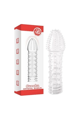 Hızlı Express Suzaku Kaliteli Silikon Uzatmalı Penis Kılıfı Dildo