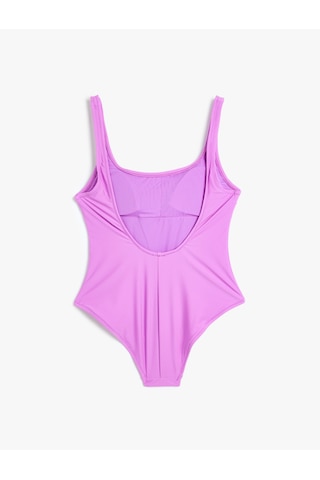 Koton Basic Mayo U Yaka Slim Fit Astarlı Pedli Mor 4sak20069mm Mor