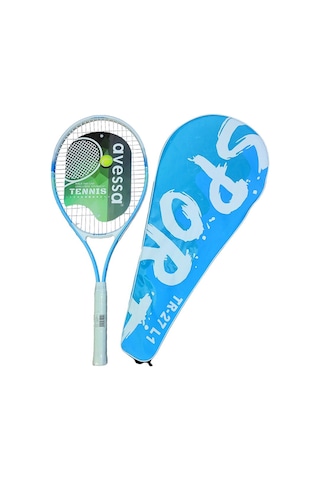 Özel Üretim Tr-127 L1 Blue 27" Tenis Raketi Mavi Antrenman Aleti Açık Hava Kort Ürünü