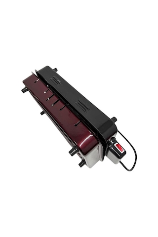 Uğur Elektrikli Izgara Krom Rezistanslı Barbekü Dumansız-kokusuz 1400 Watt Bordo