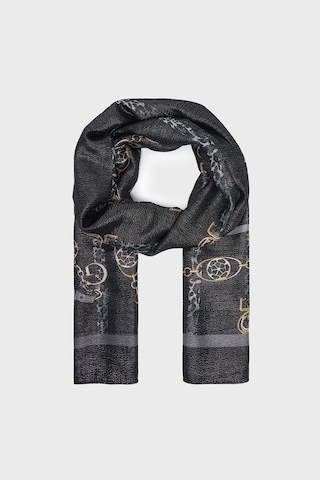 Guess Logolu 70 X 180 Cm Şal Aw5532vıs03 Bayan Şal Aw5532 Vıs03 Bla Siyah