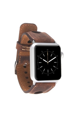 Alpıne Heritage Saddle Hakiki Deri Apple Uyumlu Watch Kordonu - 44/45/46/49mm