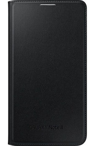 Galaxy Note 2 İle Uyumlu Kılıf Flip Wallet Siyah Ef-nn710b