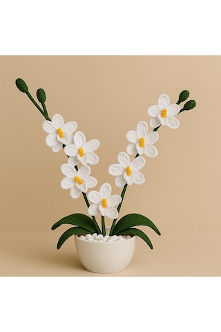 Orkide El Yapımı Örgü Hediye