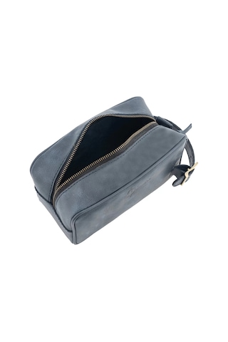 Twingold İsme Özel Dopp Kit Kişisel Bakım Ve Seyahat Çantası - %100 Rainbow Deri - Ac14004 - Lacivert Lacivert