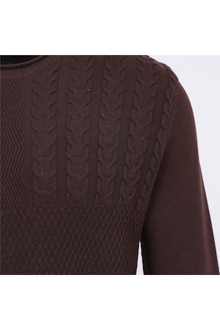 Dio Rise Erkek Uzun Kol İnce Sweatshirt - 189407 - Kahverengi Kahverengi