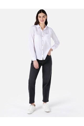 Colins Beyaz Kadın Gömlek U.kol Cl1068235 Q1.v1 Wht Beyaz
