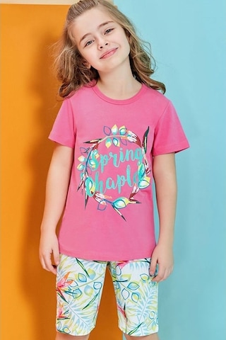Rolypoly Roly Poly Kız Çocuk Kısa Kol Bermuda Takım (1272) (1-4 Yaş) (244026595)