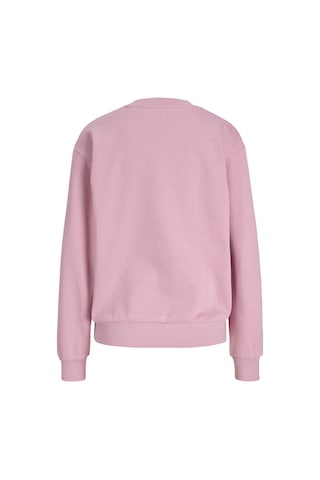 Jack & Jones Kadin Gögüs Logolu Sweatshirt - Abbie - 12223962 Orchid Smoke