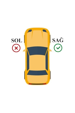 Golf 7 2013-2016 Model Arası Uyumlu Sağ Yolcu Tarafı Sis Farı Lambası