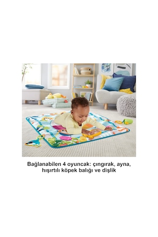 Fisher Price Havuz Keyfi Oyun Minderi Oyuncaklı Oyun Halısı Grr44