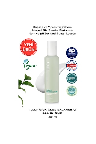 Hassas Ciltlere Nem Ve Ph Dengesi Sunan Losyon Dashu Fleef Cica-aloe Balancing All İn One