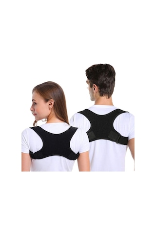 Unisex Siyah Sırtlık Posturex Dik Duruş Korsesi