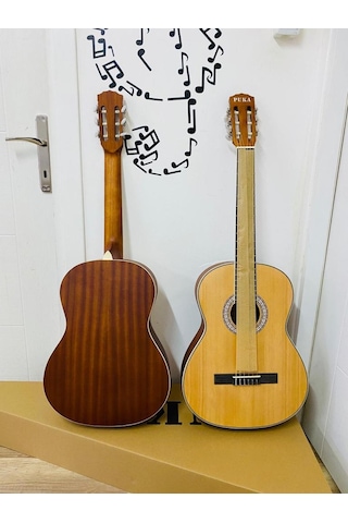 Agostini-Puka Hg400-N Maun Ağacı 4/4 Tam Klasik Gitar-Sap Ayarlı