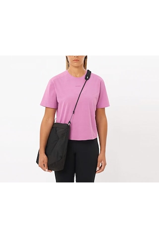 Salomon Tracklıne Ss Tee W Kadın Günlük Tişört Lc2748900 Pembe
