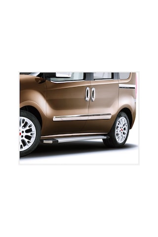 Fiat Doblo Krom Yan Kapı Çıtası 4 Kapı 2010-2022 P. Çelik