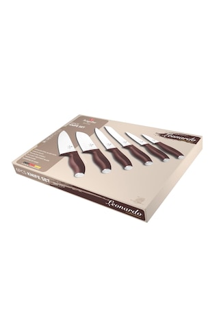 Berlınger Haus Bıçak Set 6 Parca Leonardo Bh-2951 Kahve