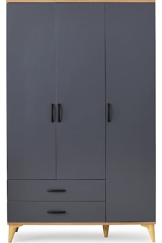 Kumsal 3 Kapılı 2 Çekmeceli Gardrop Elbise Dolabı 120x48x195cm 001