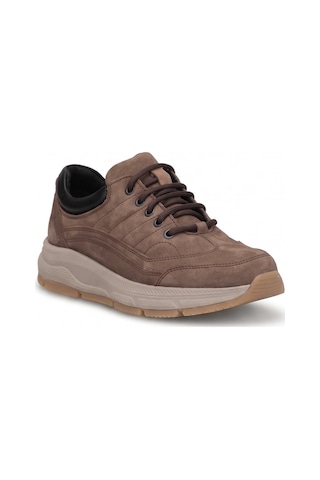 King Paolo L1399n Erkek Hakiki Nubuk Deri Memory Foam Klasik Sneaker Kum