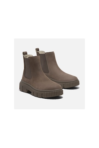 Timberland Greyfield Mid Chelsea Kadın Kahverengi Bot Medium Brown Nubuck