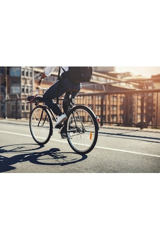 Bike And Art 22.2mm Rahat Dik Oturuş Şehir Bisikleti Gidon Ve Boğaz Takımı Gri - Gümüş