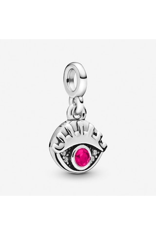 Nur Silver Me Eye Mini Dangle Charm Nur-ch00025 Çok Renkli
