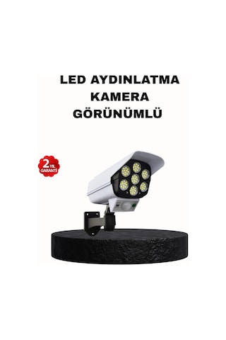 Nrzsnt Güneş Enerjili Güvenlik Işığı Dış Me 5 Eksen Ayarlı Ve Pır Hareket Sensörlü