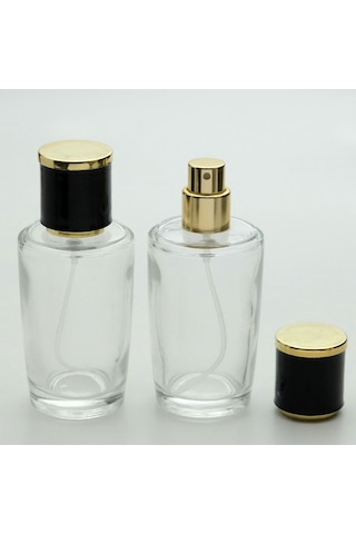 Parfüm Şişesi 50 Ml 3 Adet Konik Silindir Şişe Kolay Kapama