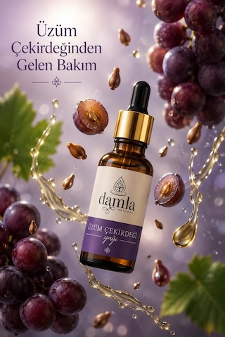 Biodamla Natural Üzüm Çekirdeği Yağı 100 Ml