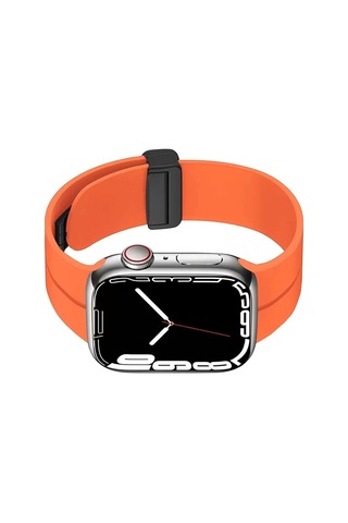 Apple Uyumlu Watch 10 Serisi 46mm Redclick Krd-84 Silikon Modern Tasarım Kordon