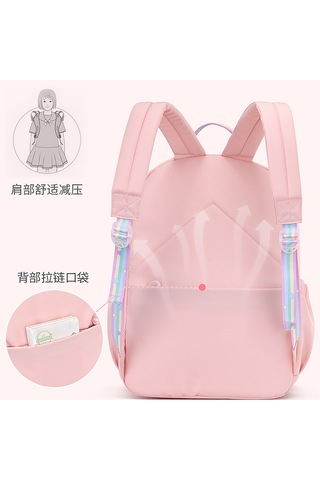 Youtek İlkokul 1-3-6. Sınıflar İçin Su Geçirmez, Hafif Ve Dayanıklı Sırt Çantası - Kore Versiyonu Çok Renkli