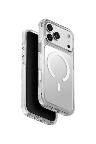 Apple iPhone Uyumlu 18 Pro Max Kılıf Combat Üç Katmanlı Shocksorb Teknolojisi Magsafe Soft Ve Pürüzsüz Kapak Şeffaf
